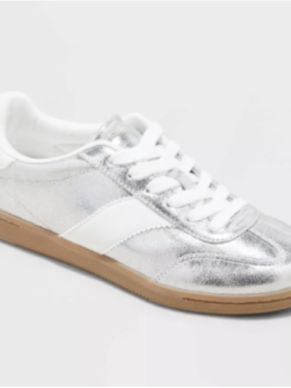 Women's Spencer Fashion Sneakers Silver - Universal Thread